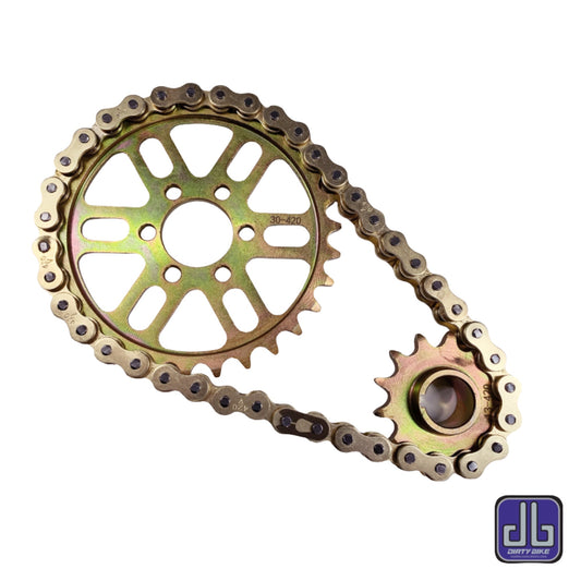 420 Primary Belt to Chain Conversion Kit Sealed X-Ring | Surron LBX