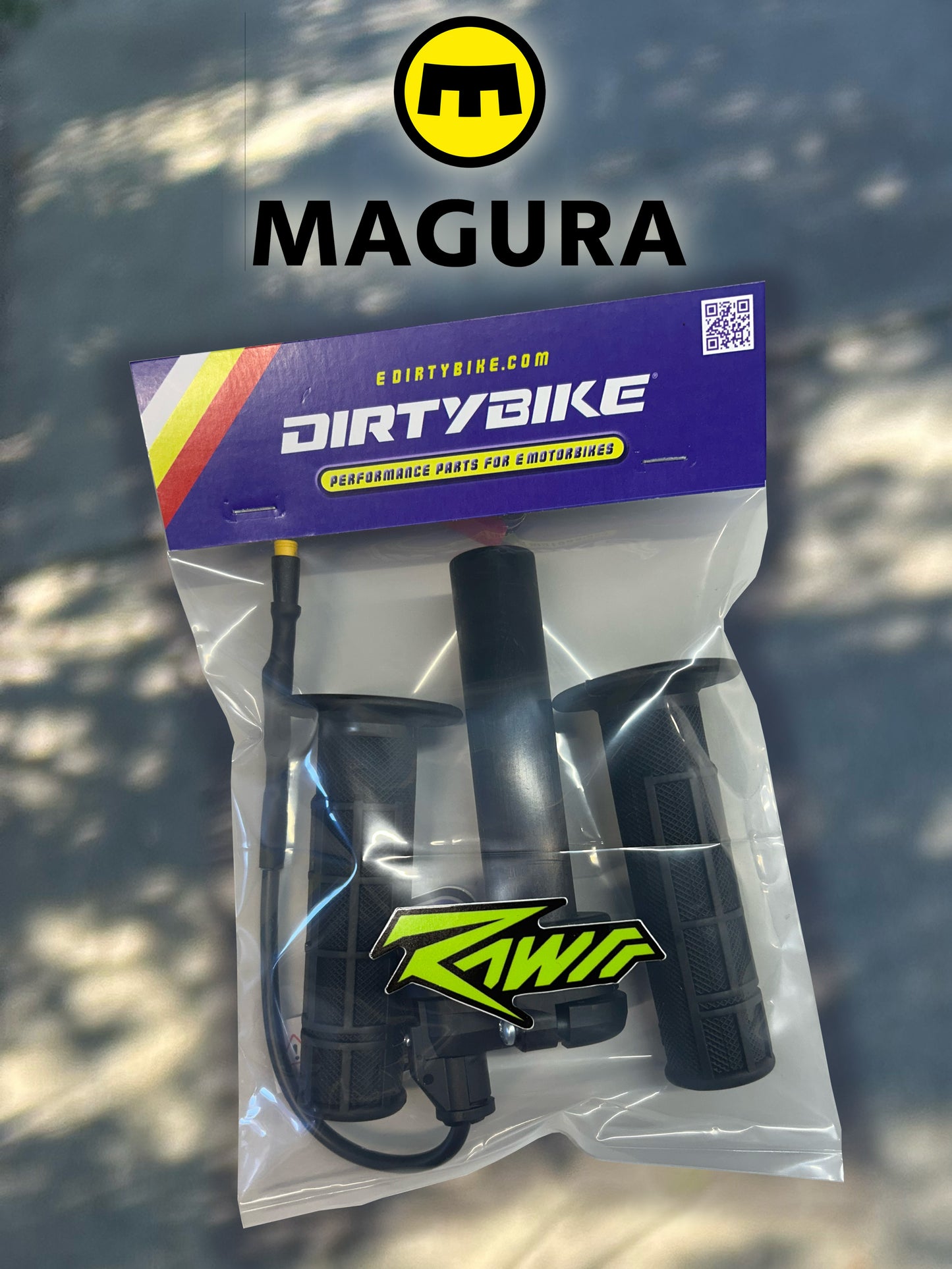 1/4 Turn Electronic Magura Throttle | DirtyBike | Rawrr Mantis X | Mantis Mini