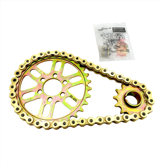 E RIDE PRO DirtyBike RK 420 Gold Series Primary Belt to Chain Conversion