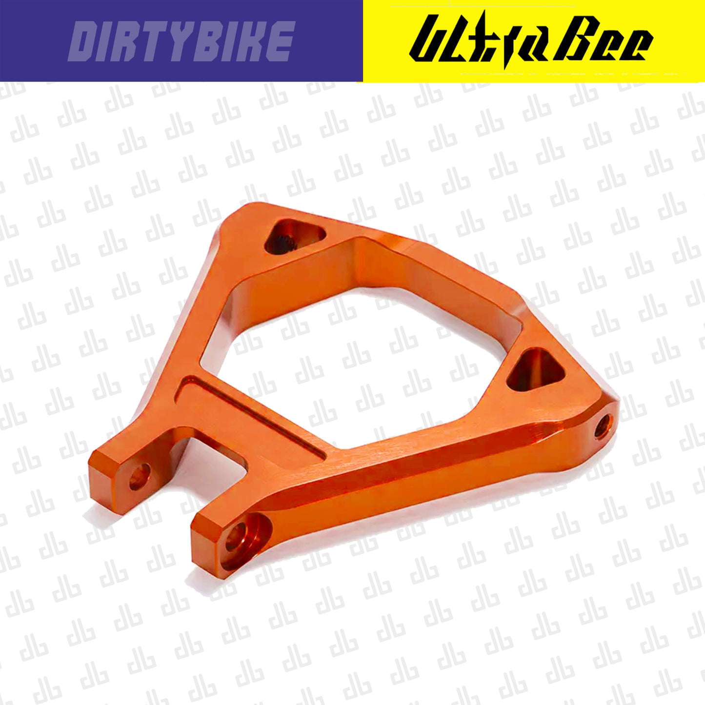 Orange Anodized Aluminum Suspension Triangle for Ultra Bee