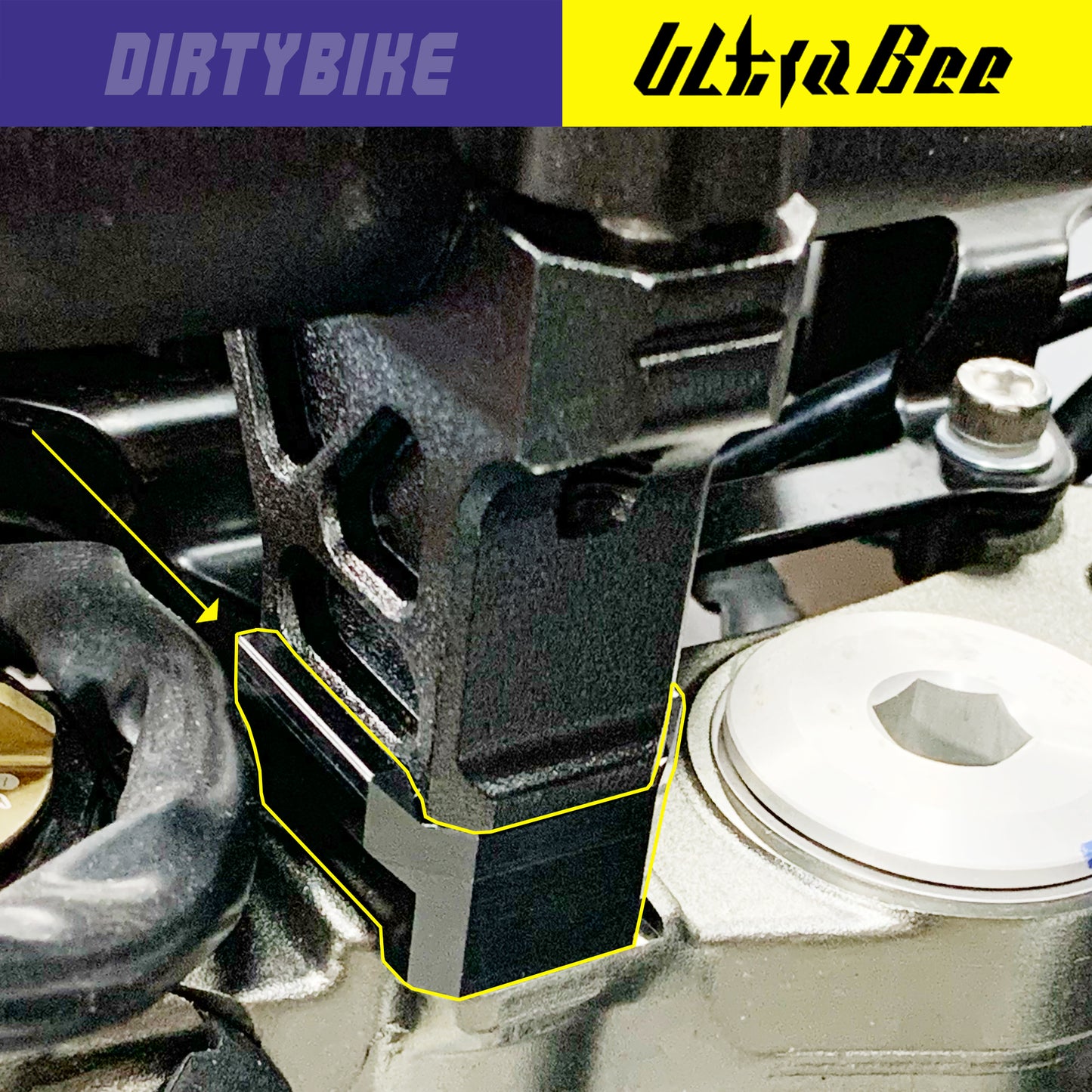 DirtyBike CNC Aluminum Handlebar Riser 15mm Surron Ultra Bee