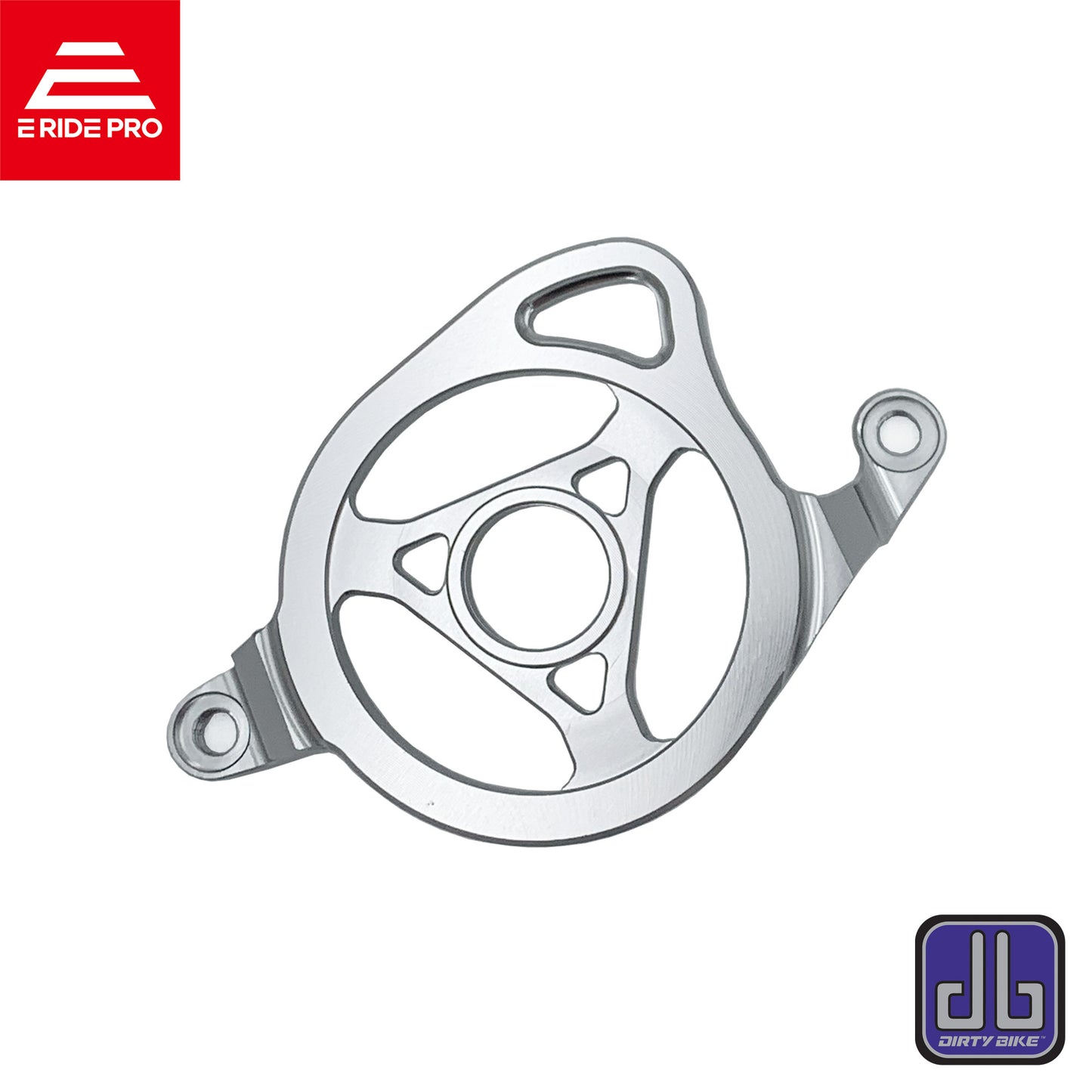 Motor Sprocket cover aluminum silver