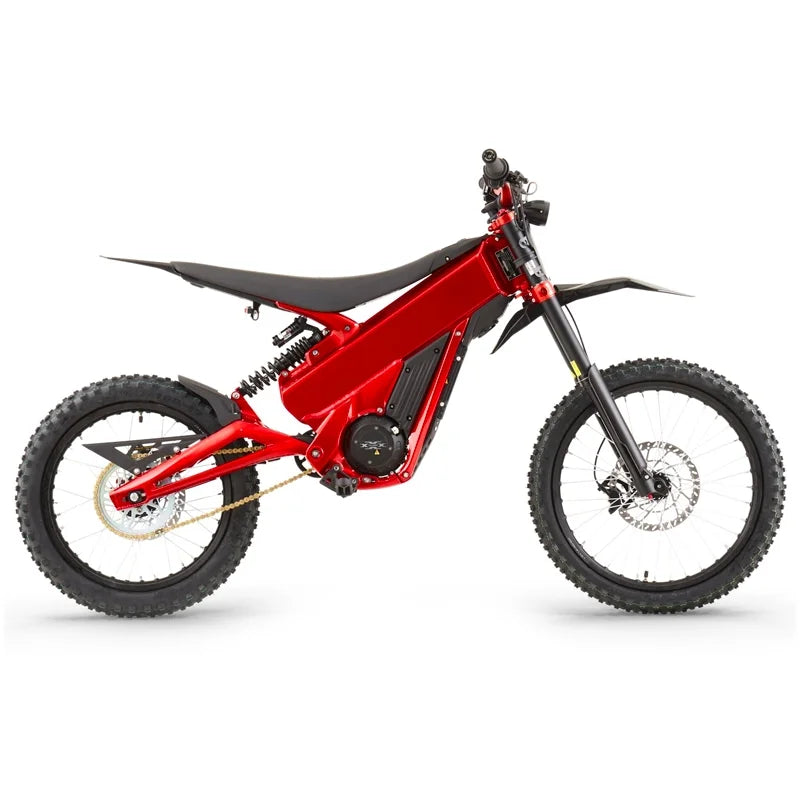 Red Talaria XXX electric motorbike side view