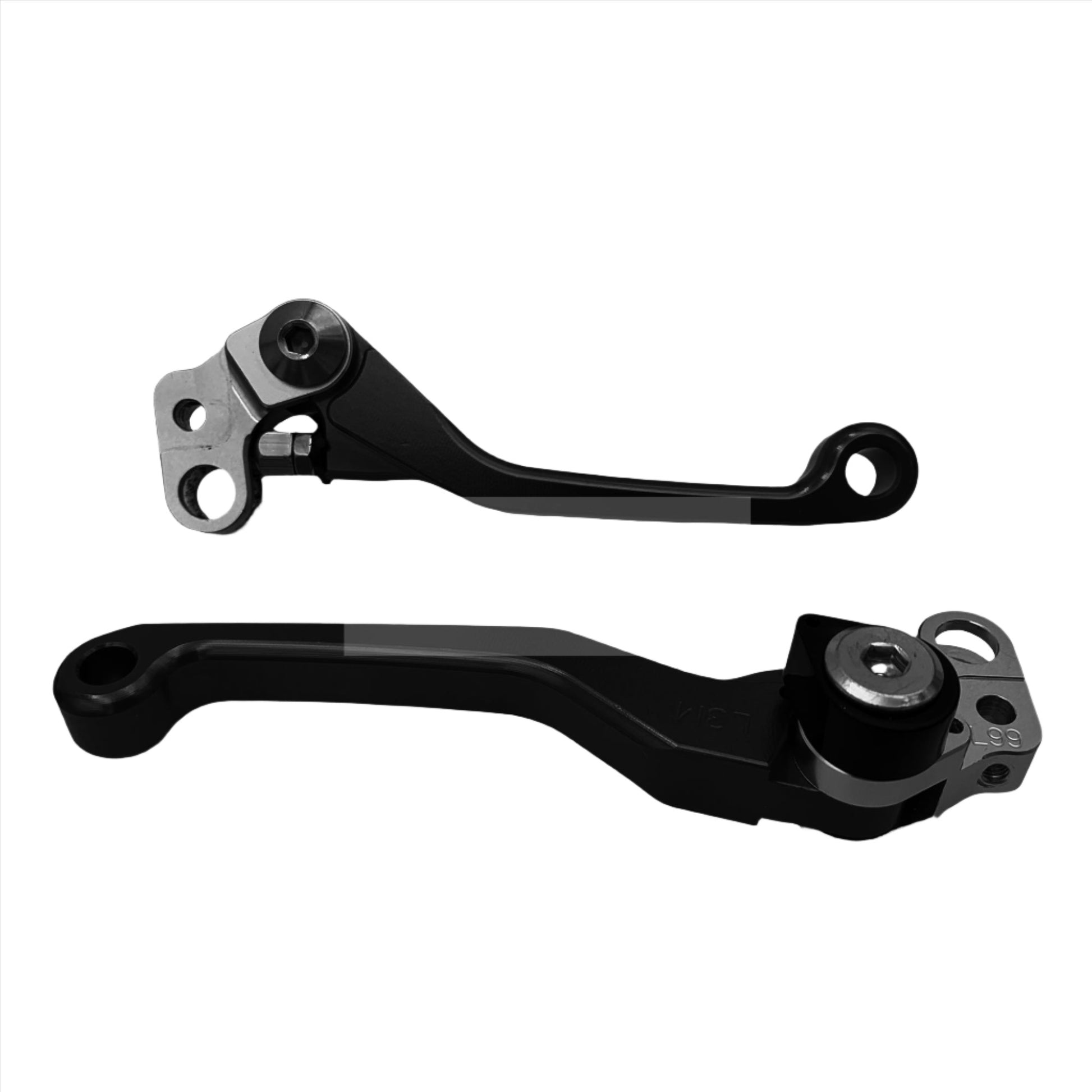 Black folding aluminum brake lever for Surron and Talaria bikes