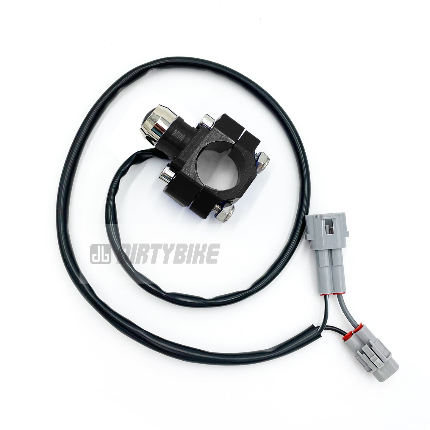 Black headlight switch for Surron LightBee bikes.