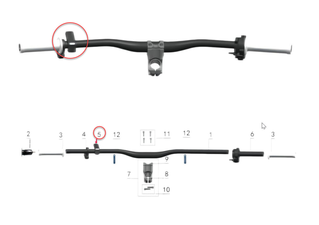 Digital OEM speedometer display for Talaria Sting bikes.