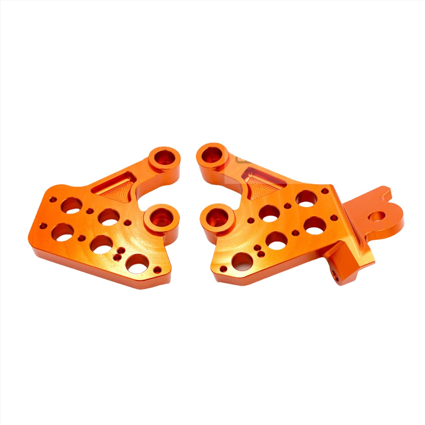 DirtyBike CNC Aluminum Foot Peg Bracket for Talaria Sting Orange