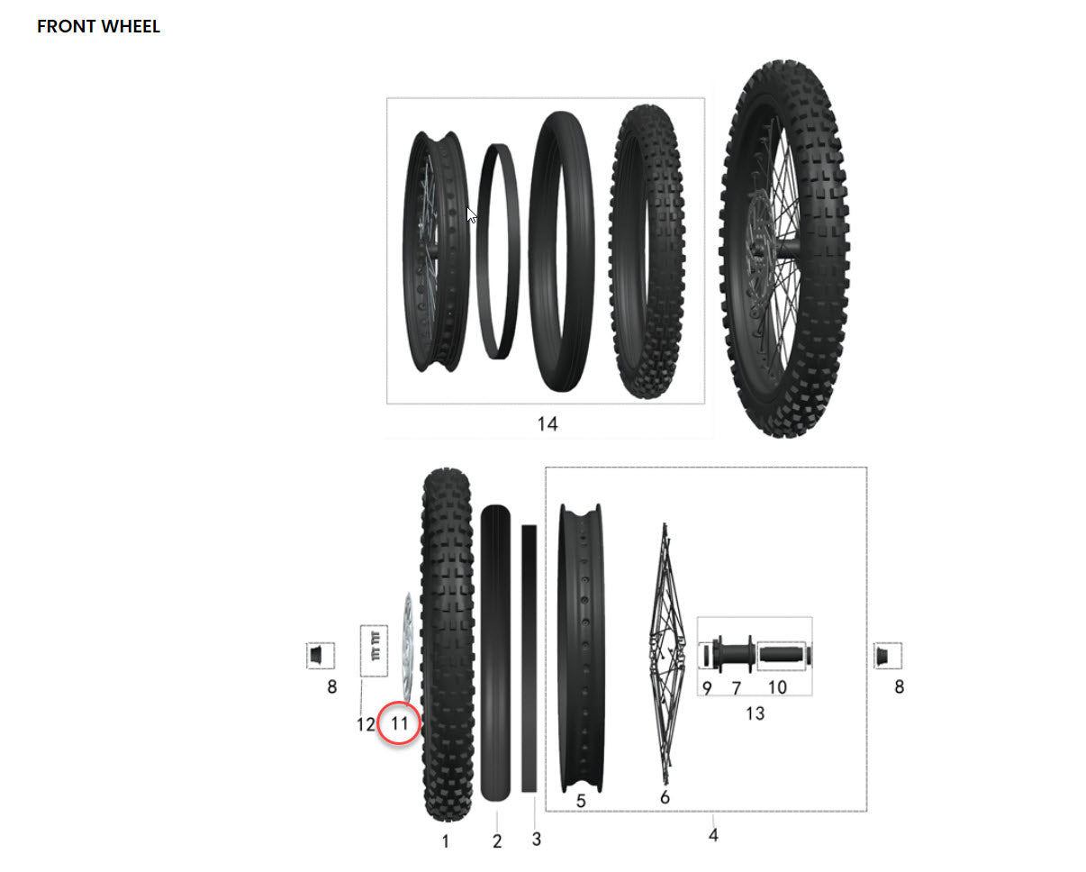 OEM Front brake disk | Talaria Sting | MX3