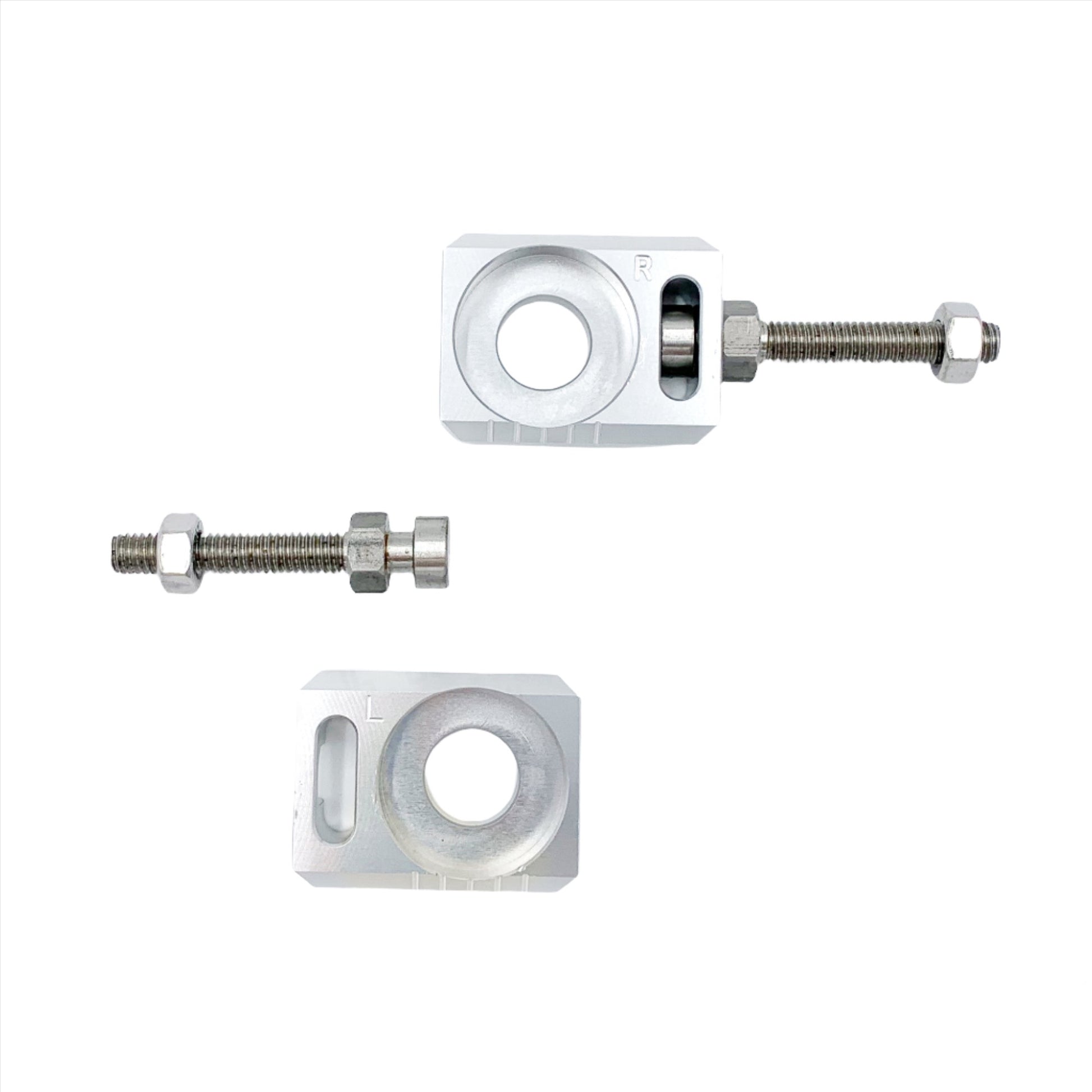 2 Silver Axle Adjusting Blocks