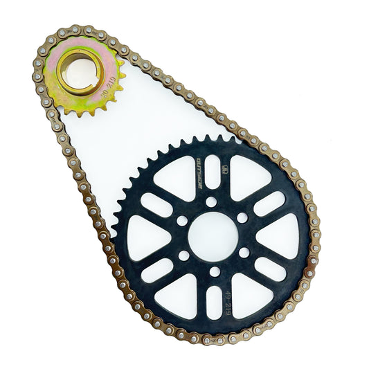 Primary Belt to Economy Chain Conversion Kit | 219 | KMC Non-Sealed | Surron LBX