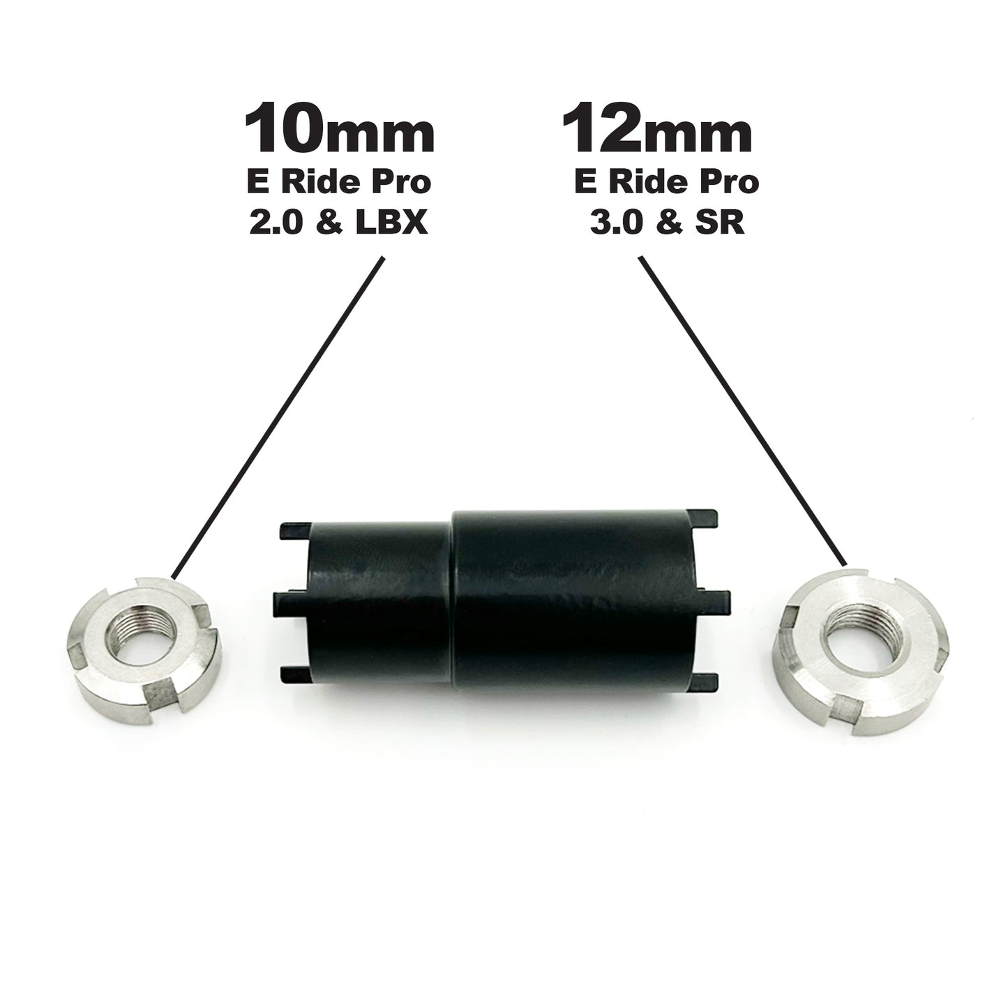 Mid Shaft Nut Tool | Dual 4-Prong | E Ride Pro 2.0, 3.0, SR and LBX