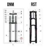 Talaria Sting OEM DNM Front Axle