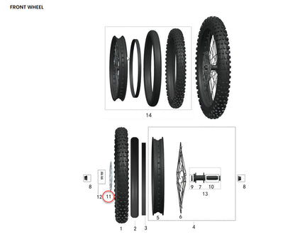 OEM 220mm Front brake disk | Talaria Sting | MX4/MX3