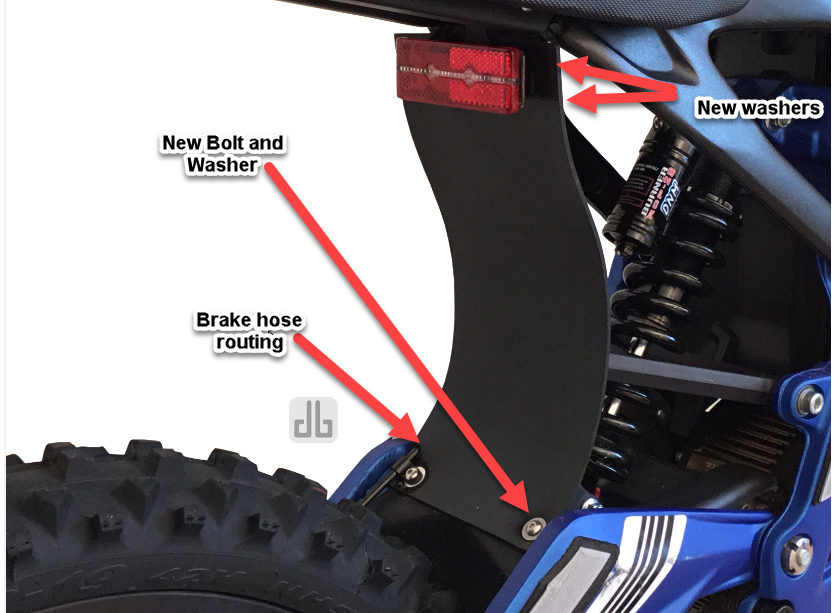 DirtyBike Shock Protector Mud Guard Standard Surron LBX eDirtyBike